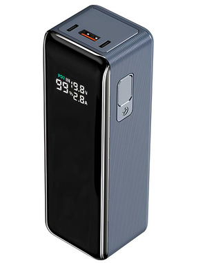 Павербанк Atria WPD-160SB 1xUSB-C + 1xUSB-A 160W 30000mAh Blue