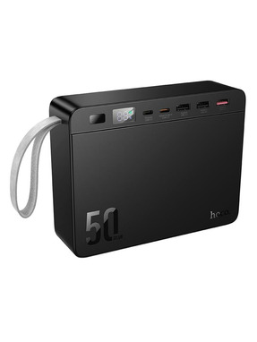 Павербанк Hoco J166 Carretera + lighting 2xUSB-C + 3xUSB-A 22,5W 50000mAh Black