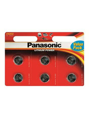 Батарейка Panasonic CR2032 Lithium 6 6шт (CR-2032EL/6B)