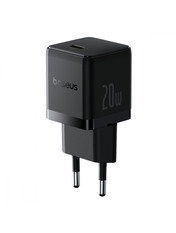 Мережевий зарядний пристрій Baseus Palm 1 USB-C Black 20 Type-C to Type-C (1 USB-C) 20W + кабель Type-C to Type-C Black