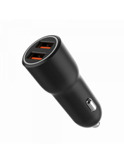 Автомобільний зарядний пристрій Gembird TA-UC-A2QC36-CAR-01 36W Відсутній 2 USB-A Black 2 USB-A Black