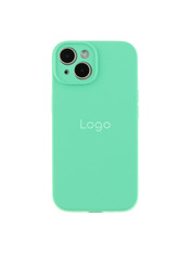Чохол Silicone Case Full Size with Frame для Apple iPhone 15 Spearmint Spearmint (6952180374)