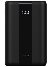 Павербанк Silicon Power QX55 1xUSB-C + 3xUSB-A 22,5W 30000mAh Black (SP30KMAPBKQX550K)