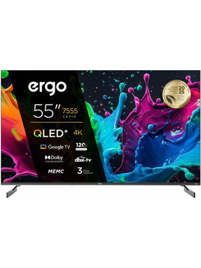 Телевізор Ergo Q7555 55" Smart TV Black (55JUQ7555)
