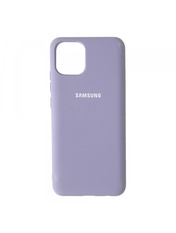 Чохол Silicone Case Full Aquarelle для Samsung Galaxy A03 A035 Lilac