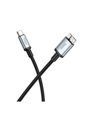 Кабель синхронізації Hoco US10 Type-C to microUSB 0,5 Ні Black 0,5m Black