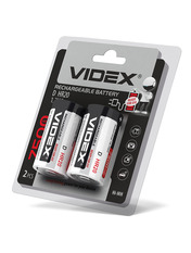 Акумуляторна батарейка Videx D Ni-MH 7 500 2 7500mAh 2шт (24476)
