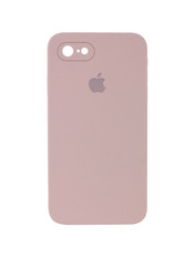 Чохол Silicone Case Square Full Camera для Apple iPhone 6/6S Pink Sand