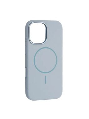 Чохол UAG Copy Liquid Silicone Case Metal Camera MagSafe для Apple iPhone 16 Pro Max Sky Blue (6951820374)