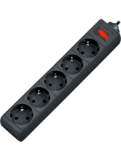 Мережевий фільтр Defender ES 994860 5 5/5m Black (994860)