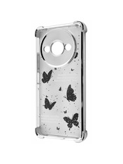 Чохол Wave Winkie для Xiaomi Redmi A3 Silver/Butterfly Silver/Butterfly (6924931705)