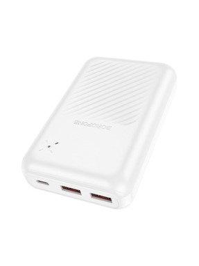 Павербанк Borofone BJ30A Starlight 1xUSB-C + 2xUSB-A 22,5W 20000mAh White