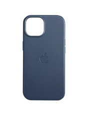 Чохол Leather Case with MagSafe and Animation для Apple iPhone 15 Pro Max Blue