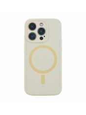 Чохол Silicone Case Full Camera (MC) для Apple iPhone 15 Pro Max Antique White
