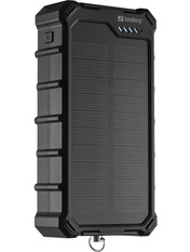 Павербанк Sandberg Solar Powerbank CampLED 2xUSB-C + 1xUSB-A 20000 22.5 Black 22,5W 20000mAh Black (421-24)