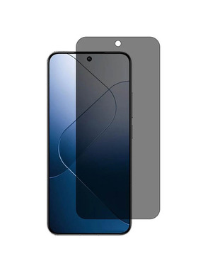 Захисне скло Privacy 5D для Xiaomi Poco X8 Pro Max (OEM) антишпигун Black