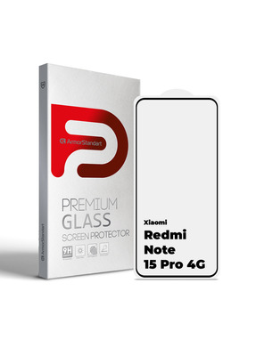Захисне скло ArmorStandart Curved для Xiaomi Redmi Note 15 Pro 4G глянсове (ARM90804) Black