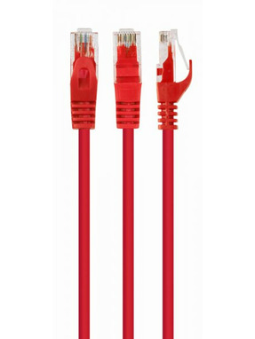 Мережевий патч-корд Cablexpert Cat.6 UTP 1,5m Red/Blue (PP6U-1.5M/R)
