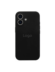 Чохол Silicone Case Full Size with Frame для Apple iPhone 16 Black Black (6902857413)