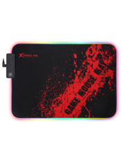Ігрова поверхня Xtrike Me MP-602 RGB lighting Speed/Control Black/Red (MP-602)