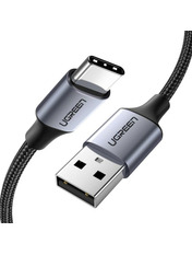 Кабель синхронізації Ugreen US288USB to Type-C Black 0,5 18W 0,5m Black (60125)