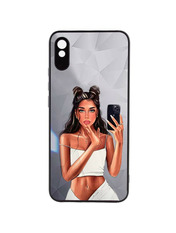 Чохол Prisma Ladies для Xiaomi Redmi 9A Black in white