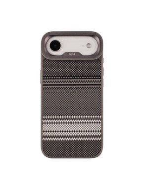 Чохол Kajsa Resort Collection Gradient Stripe with MagSafe O-Ring для Apple iPhone 17 Air Grey (6931805274)