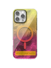 Чохол Shiny Mountain (MagFit) для Apple iPhone 17 Pink/Yellow
