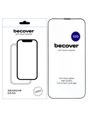 Захисне скло BeCover 10D для Apple iPhone 14 Black глянсове (711325)