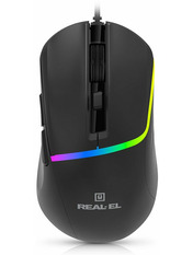 Мишка REAL-EL RM-530 Black (EL123200053)