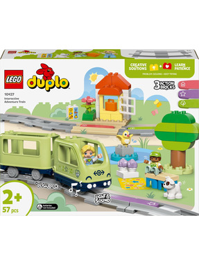 Lego DUPLO Town Інтерактивний пригодницький потяг 57 деталей (10427)