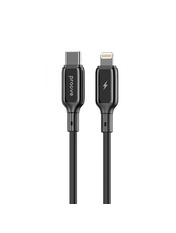 Кабель синхронізації Proove FLEX Type-C to Lightning Black 27W 1m Black (CCFM27002101)