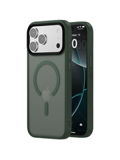 Чохол Metal Buttons Magsafe для Apple iPhone 17 Pro Dark Green