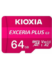 Карта пам'яті Kioxia Exceria Plus G3 64 ГБ Ні UHS-I U3 microSDXC 64GB UHS-I U3 (LMPL3M064GG2)