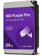 HDD накопичувач Western Digital Purple Pro 24 ТБ SATA3 Новий 3.5" 7200 512 24TB 7200rpm 512MB 3.5" (WD241PURP)