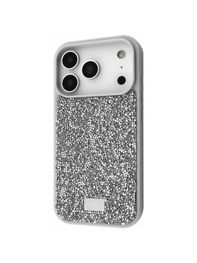 Чохол Bling World Rock Diamond (TPU) для Apple iPhone 17 Pro Silver (6970238159)