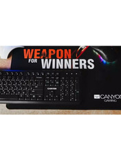 Ігрова поверхня Canyon MP-8 Чорний (CND-CMP8)