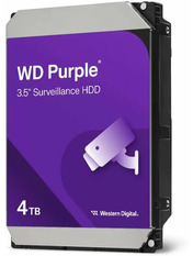HDD накопичувач Western Digital Purple Surveillance 4TB 5400rpm 128MB 3.5" (WD44PURZ)