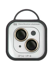 Захисне скло інше Metal Classic на камеру для Apple iPhone 15 /15 Plus глянсове Gold