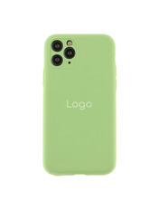Чохол Silicone Case Full Size with Frame для Apple iPhone 11 Pro Max Mint Mint (6948173025)