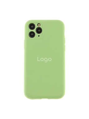 Чохол Silicone Case Full Size with Frame для Apple iPhone 11 Pro Max Mint (6948173025)