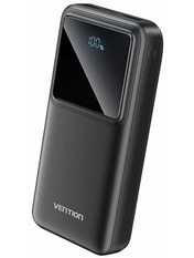 Павербанк Vention FHLB0 1xUSB-C + 2xUSB-A Чорний 20000 22.5 22,5W 20000mAh Black (FHLB0)