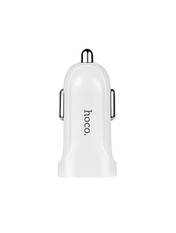 Автомобільний зарядний пристрій Hoco Z2 24W Lightning 1 USB-A +кабель Lightning White 1 USB-A White