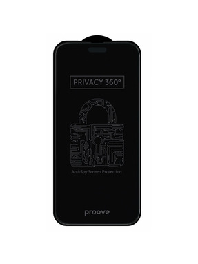 Захисне скло Proove Privacy для Apple iPhone 18 Pro антишпигун (PGP360I18P01) Black