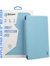 Чохол BeCover Tri Fold Soft TPU Apple iPad Air 11" M2 2024 Light Blue (711403) Блакитний