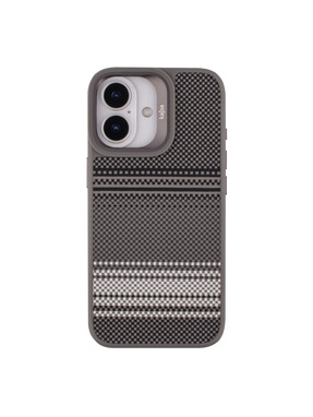 Чохол Kajsa Resort Collection Gradient Stripe with MagSafe для Apple iPhone 17 Grey (6942875103)