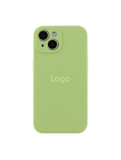 Чохол Silicone Case Full Size with Frame для Apple iPhone 15 Mint Mint (6931857204)