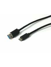 Кабель синхронізації Cablexpert USB to Type-C Black 1,8 1,8m Black (CCP-USB3-AMCM-6)