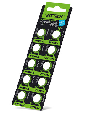 Батарейка Videx LR1120/AG8 Alkaline 10шт (23424)