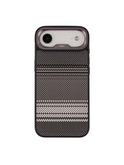 Чохол Kajsa Resort Collection Gradient Stripe with MagSafe O-Ring для Apple iPhone 17 Air Black Black (6928741053)